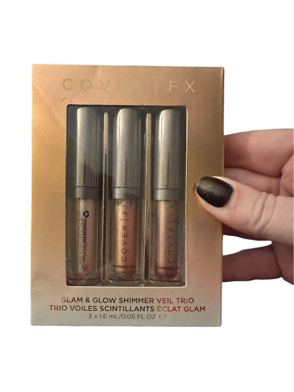COVER FX Glam & Go Shimmer Veil Trio Moonstone Celestial Soleil BNIB NWT